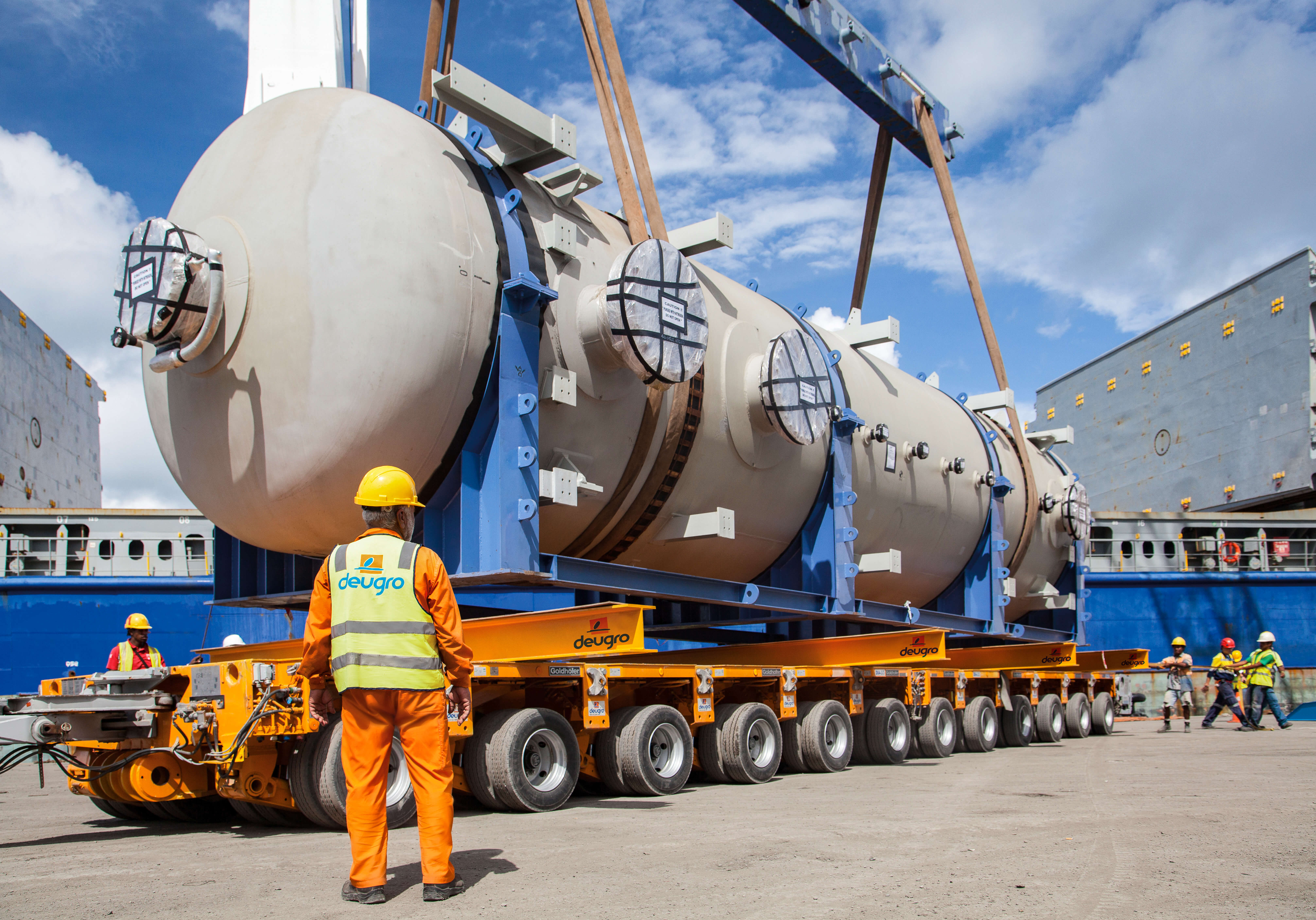 PNG LNG Project - delivery of critical components to the Southern Highlands and Western Province of Papua New Guinea
