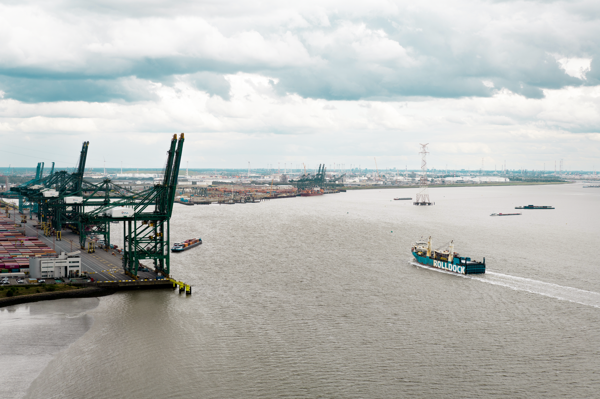 cargo_arriving_at_the_port_of_antwerp_belgium Cargo arriving at the Port of Antwerp, Belgium