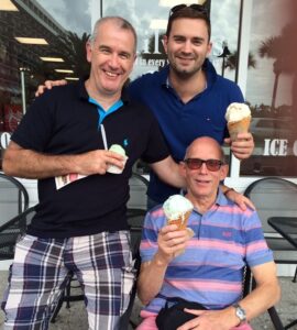 Ian Matheson and Peter Edwards, founding shareholders of HLPFI, pictured alongside Luke King, who played a key role in the magazine’s launch. Ian Matheson and Peter Edwards, founding shareholders of HLPFI, pictured alongside Luke King, who played a key role in the magazine’s launch.