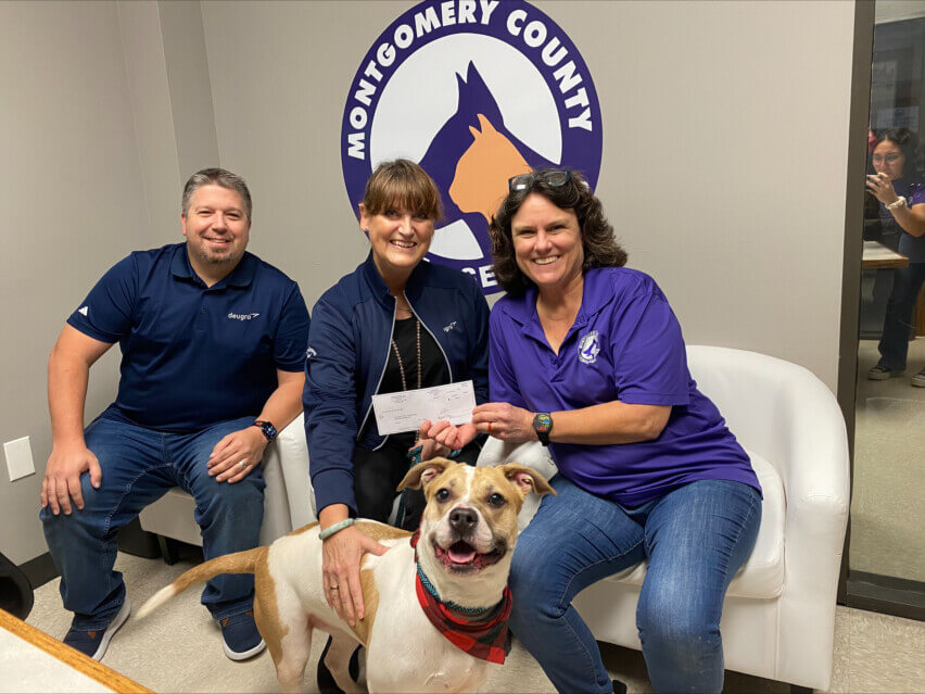 deugro USA supported Meadow Horse Haven and Montgomery County Animal Services—rescuing and rehabilitating horses, dogs, and cats.