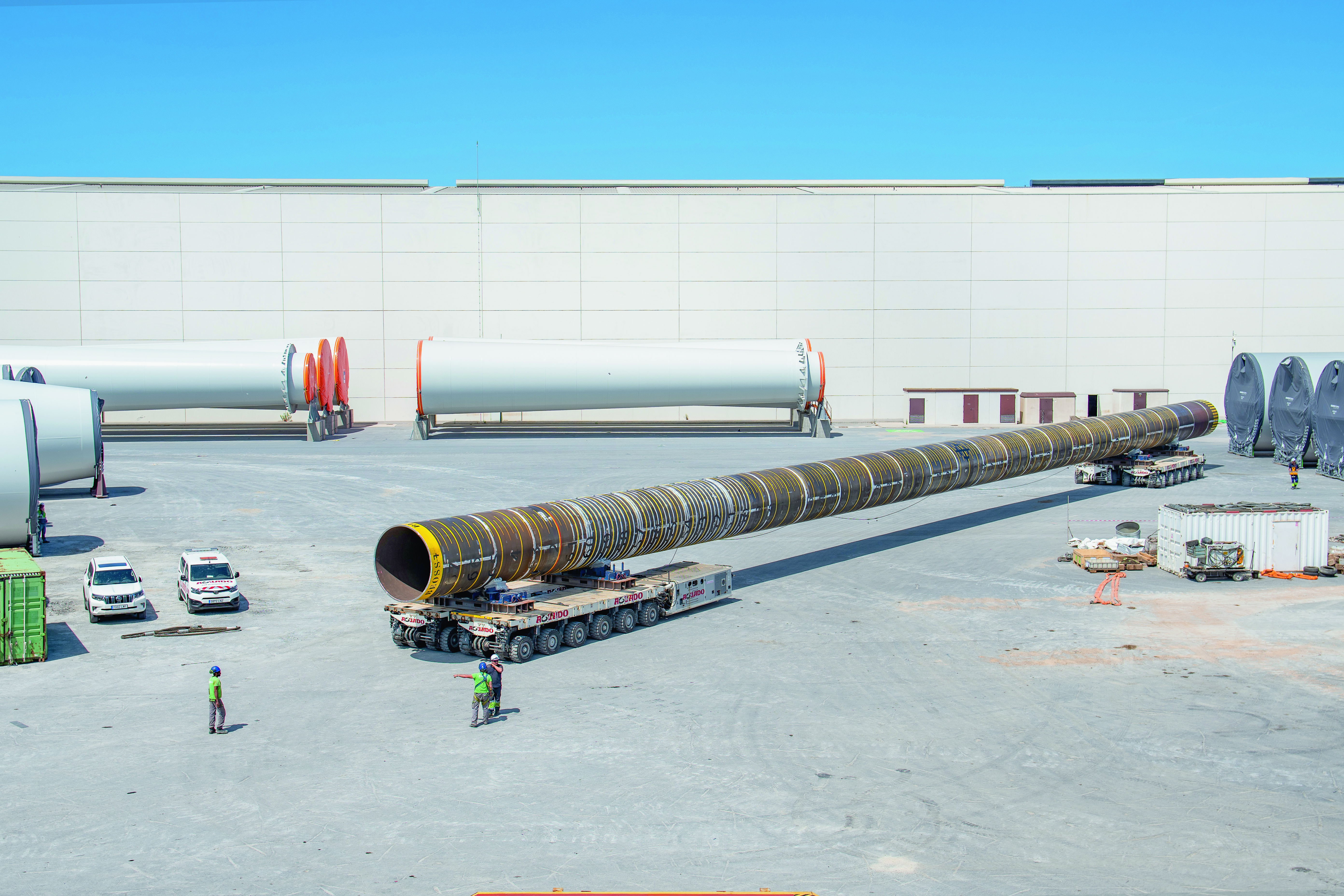 Baltic Eagle Project, Pin Piles, Spain to the Netherlands