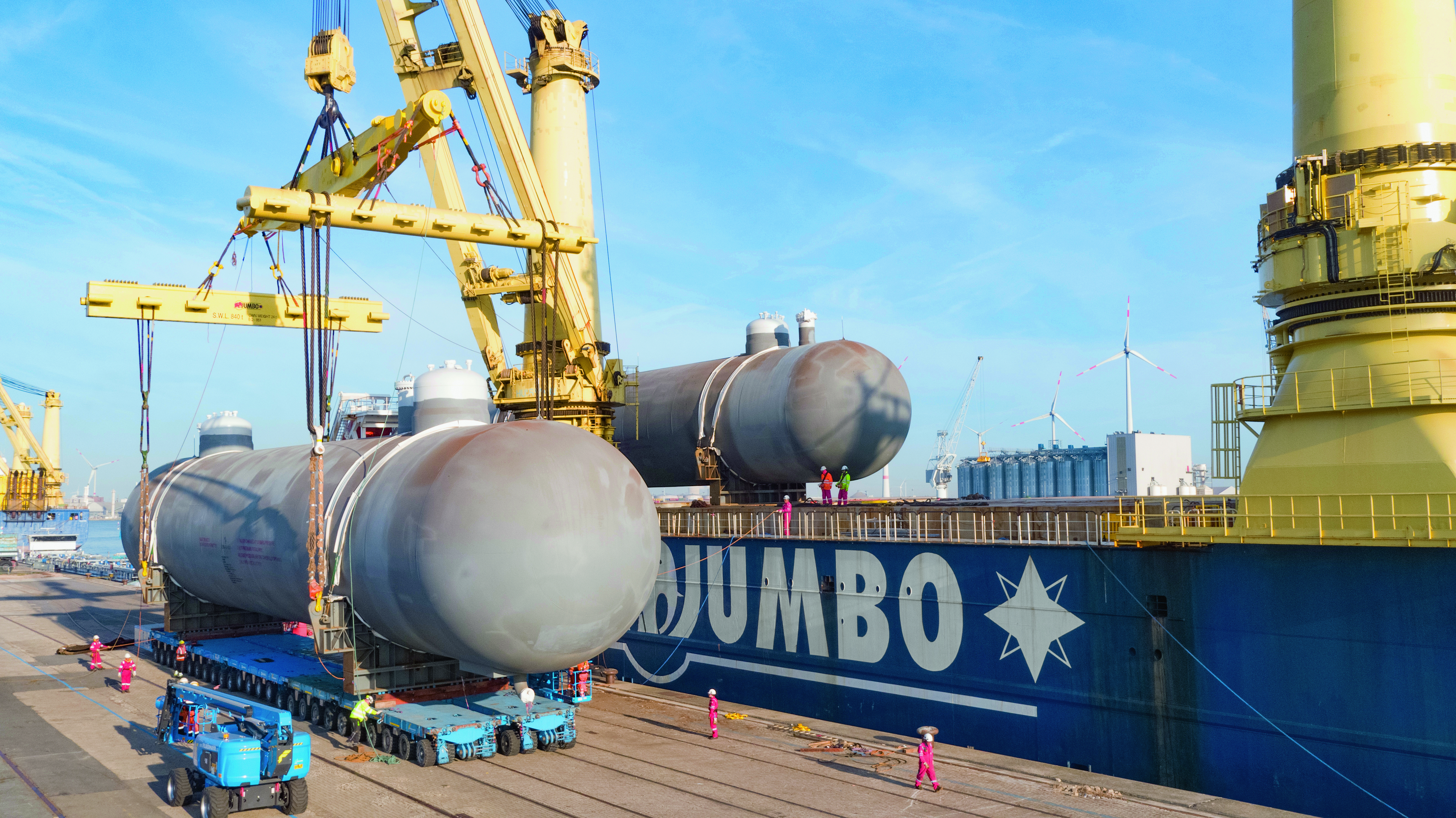 INEOS Project One, Discharge operations at the Port of Antwerp, Belgium