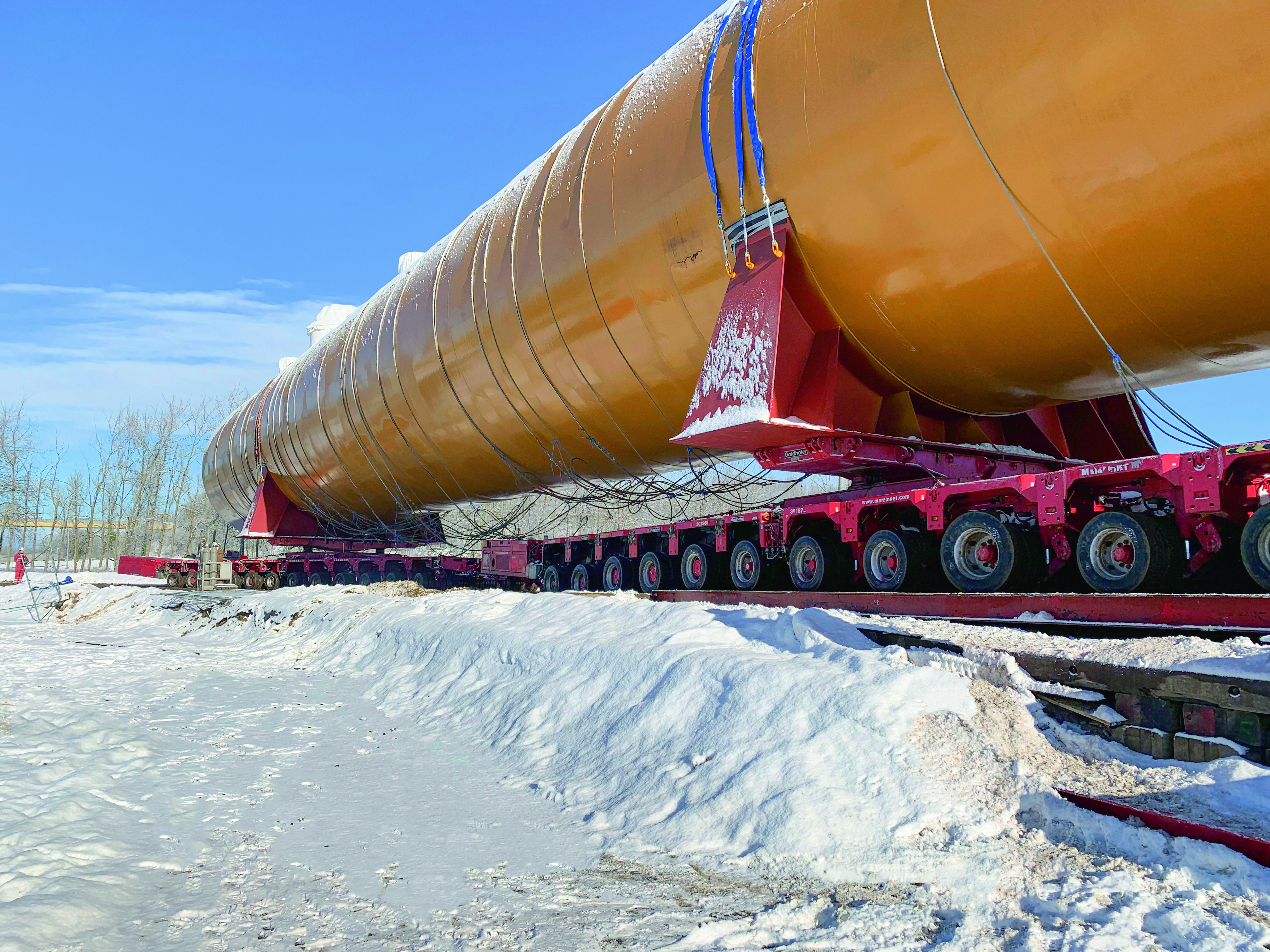 EGAT Project, Roll-off operation at the Barkowy jetty, Poland