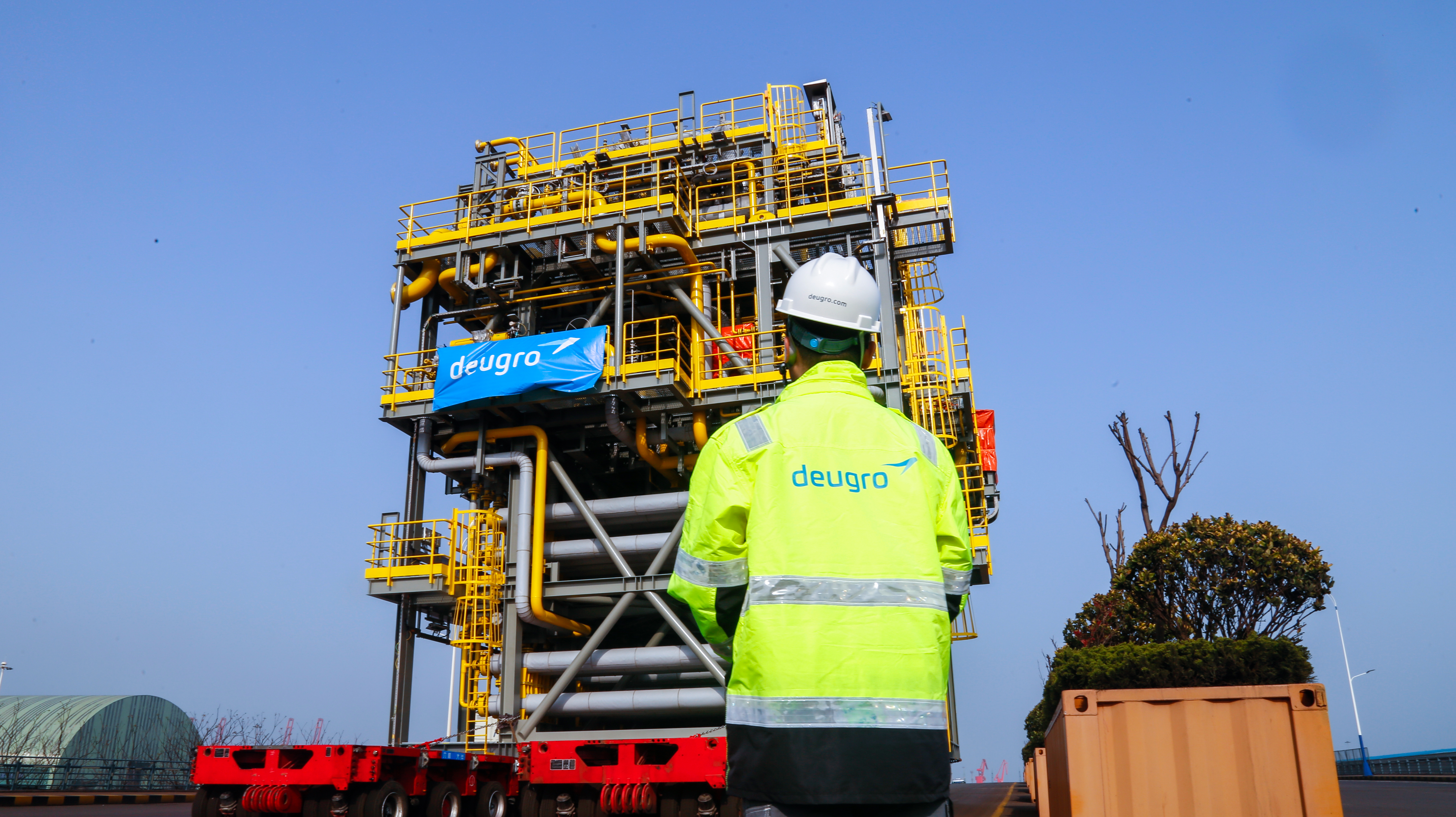 FPSO Project, Gauss Yan, Business Development Manager, deugro China, at the operation site