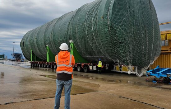 Load securing at Punta Pereira private terminal, Uruguay