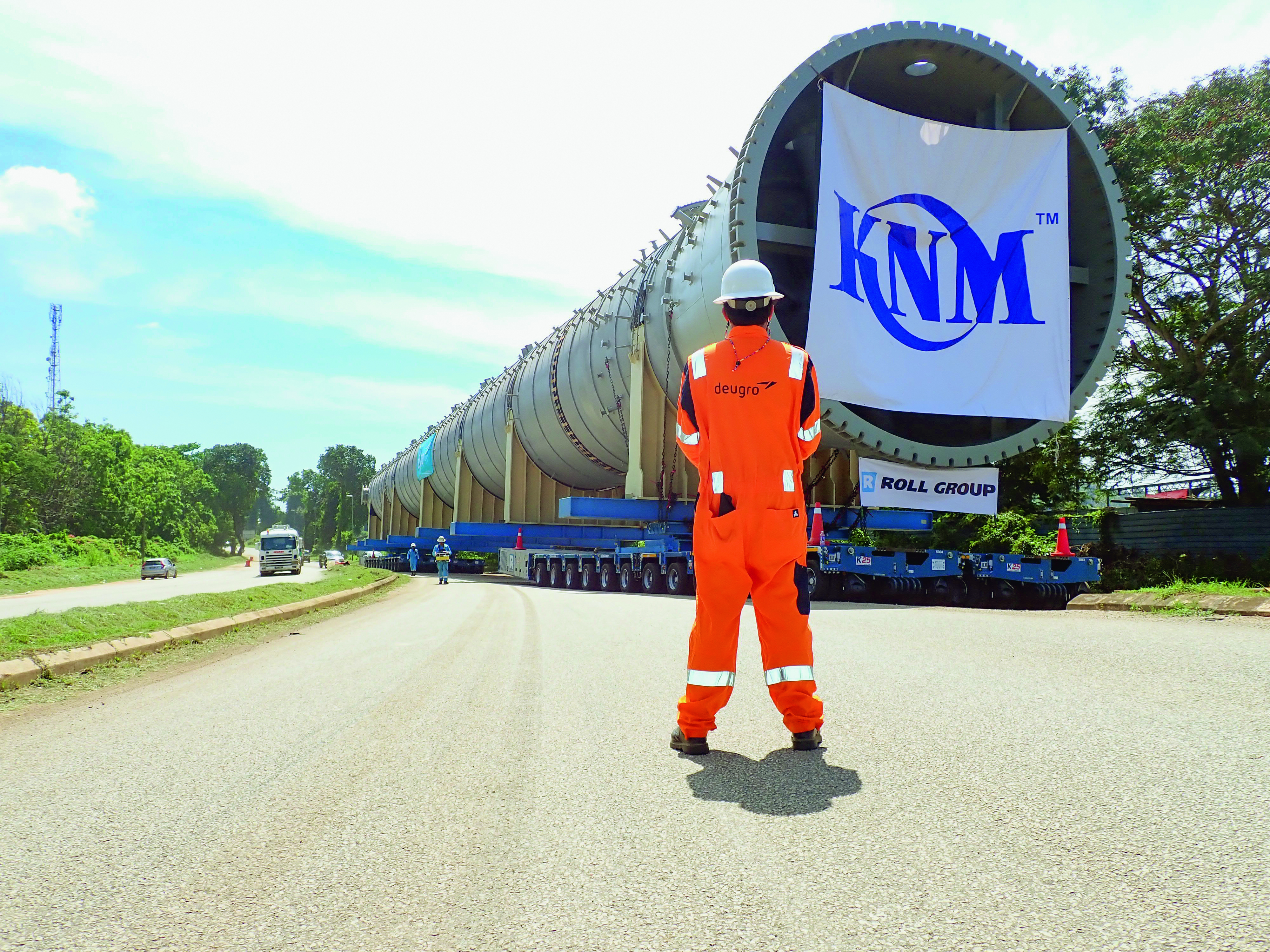 Long Son A1 Olefins Plant Project in Vietnam, Pre-carriage from the production yard in the Gebeng industrial area in Kuantan, Malaysia to Kuantan Port