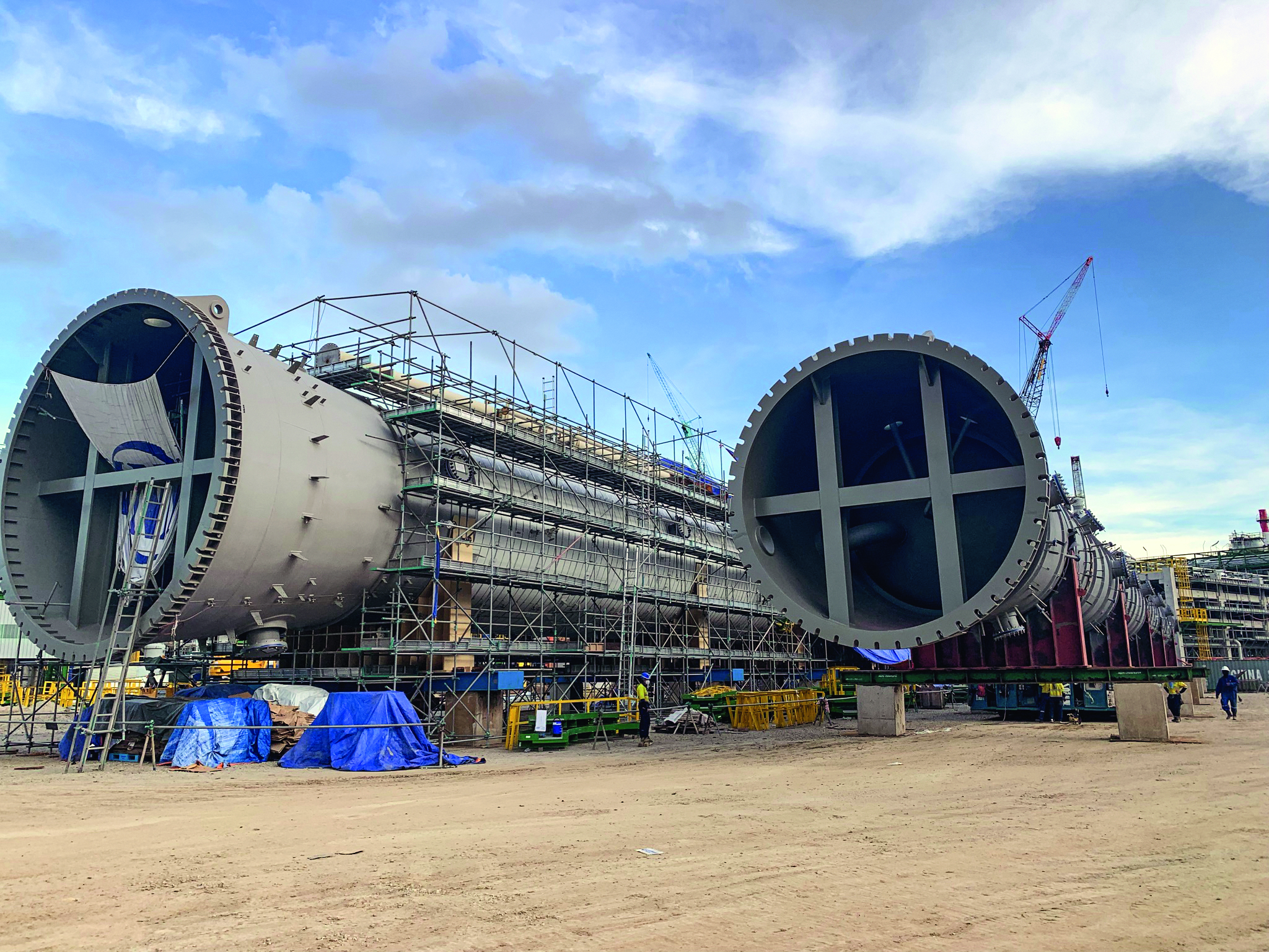 Long Son A1 – Olefins Plant Project, The most challenging OSHL components contained single weights of up to 778 MT and lengths of nearly 100 m.