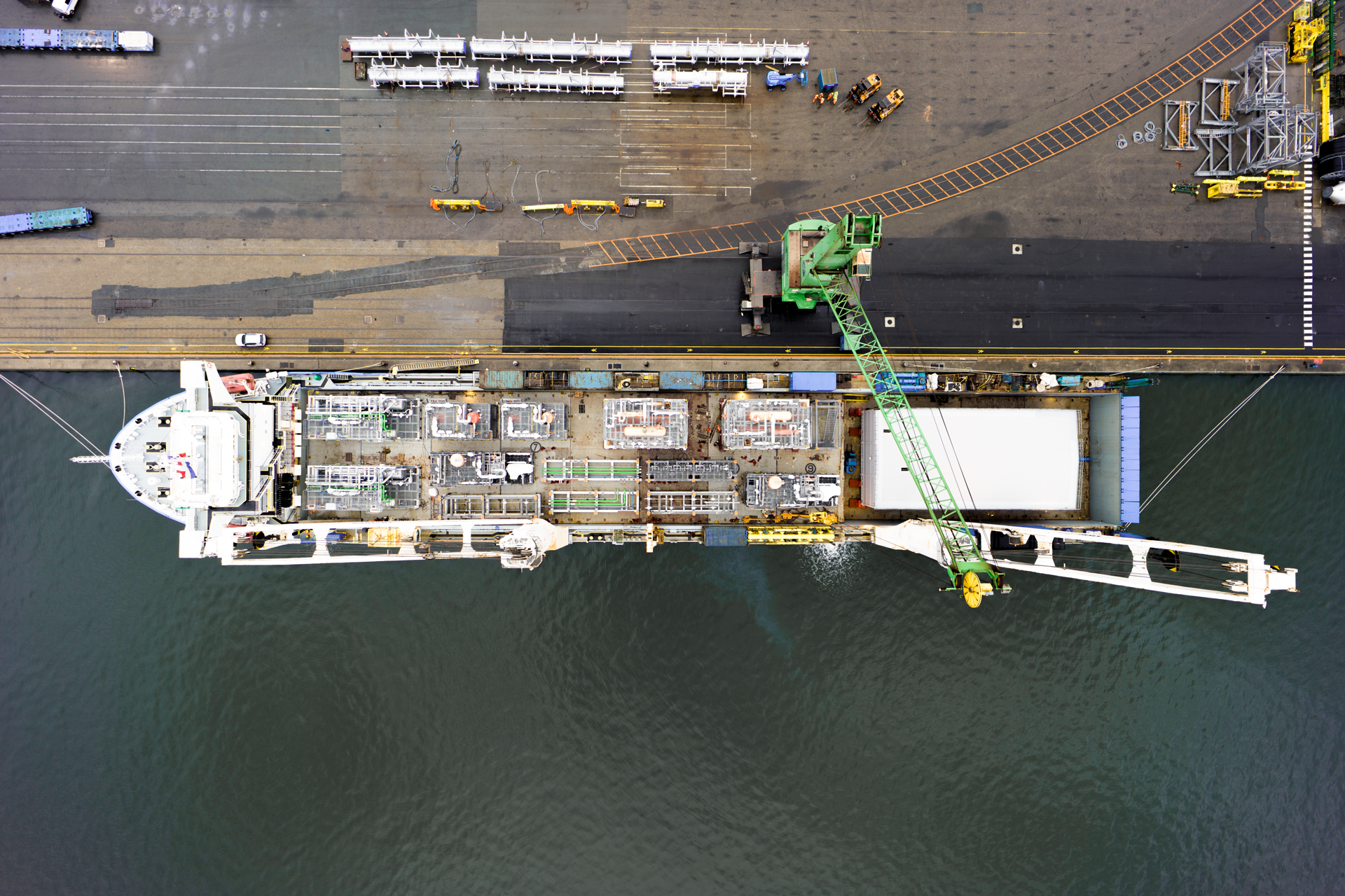 INEOS, Vessel berthing at the Port of Antwerp, Belgium