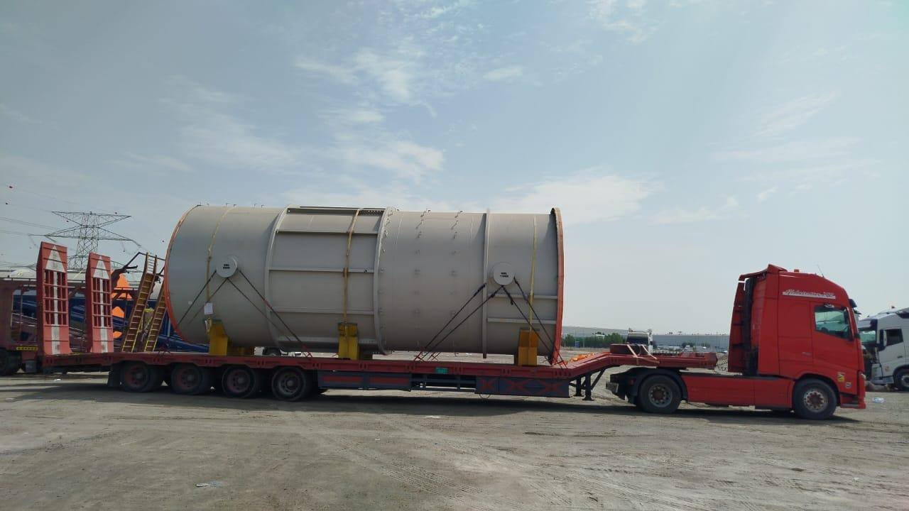 Cargo arrival at the Port of Jeddah, Saudi Arabia